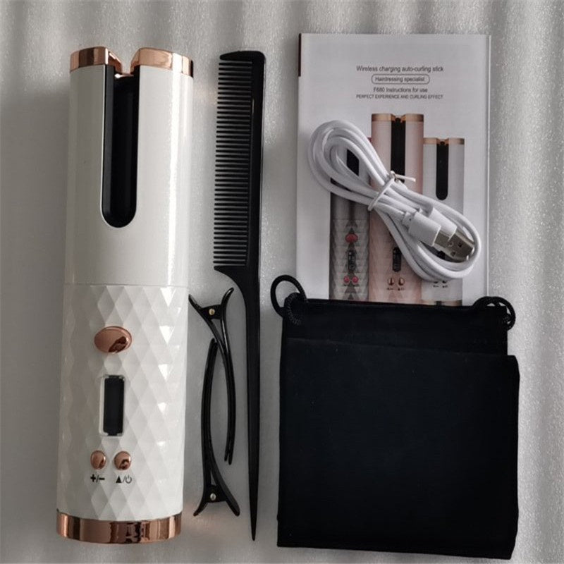 Fer à Boucler USB Sans Fil Multifonction avec Chargeur