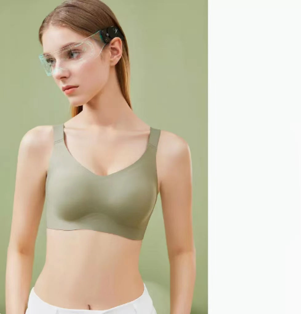 Brassière, soutien gorge sans armature, sans coutures, effet galbant et confort absolu.