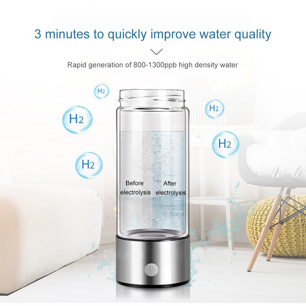Bouteille d’eau hydrogénée intelligente