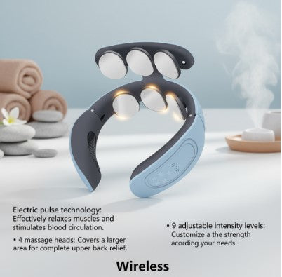 Appareil de massage cou/ cervical intelligent – Soulagement immédiat et relaxation profonde