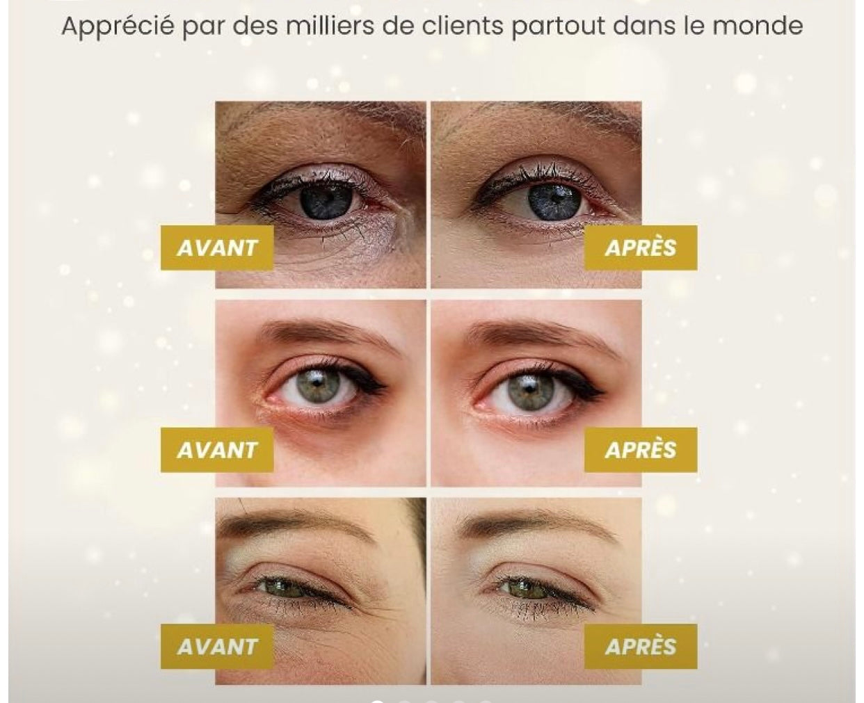 Patchs Yeux Hydrogel Anti-Cernes et Anti-Poches – Masque Hydratant et Raffermissant au Collagène et à l’Acide Hyaluronique