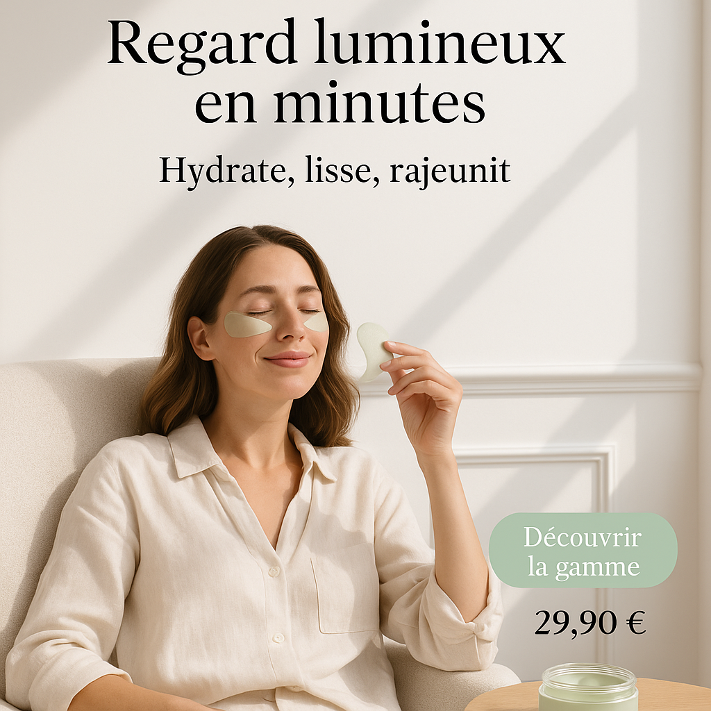 Patchs Yeux Hydrogel Anti-Cernes et Anti-Poches – Masque Hydratant et Raffermissant au Collagène et à l’Acide Hyaluronique