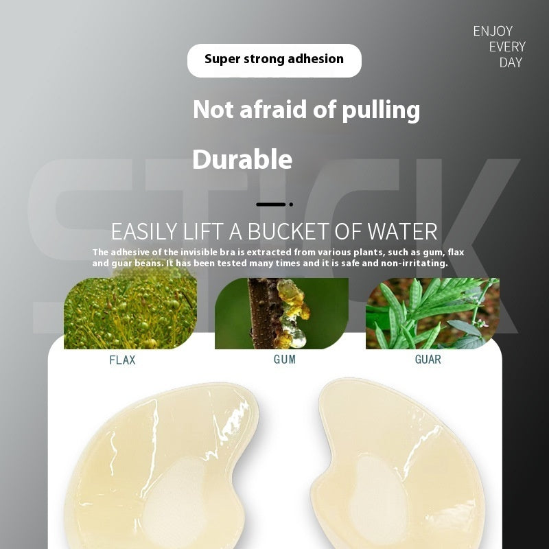 Soutien-gorge invisible en silicone avec effet push-up et Maintien Parfait