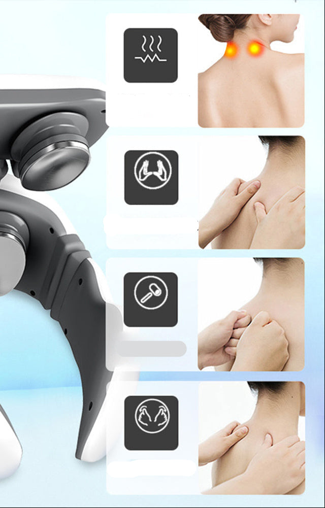 Appareil de massage cou/ cervical intelligent – Soulagement immédiat et relaxation profonde