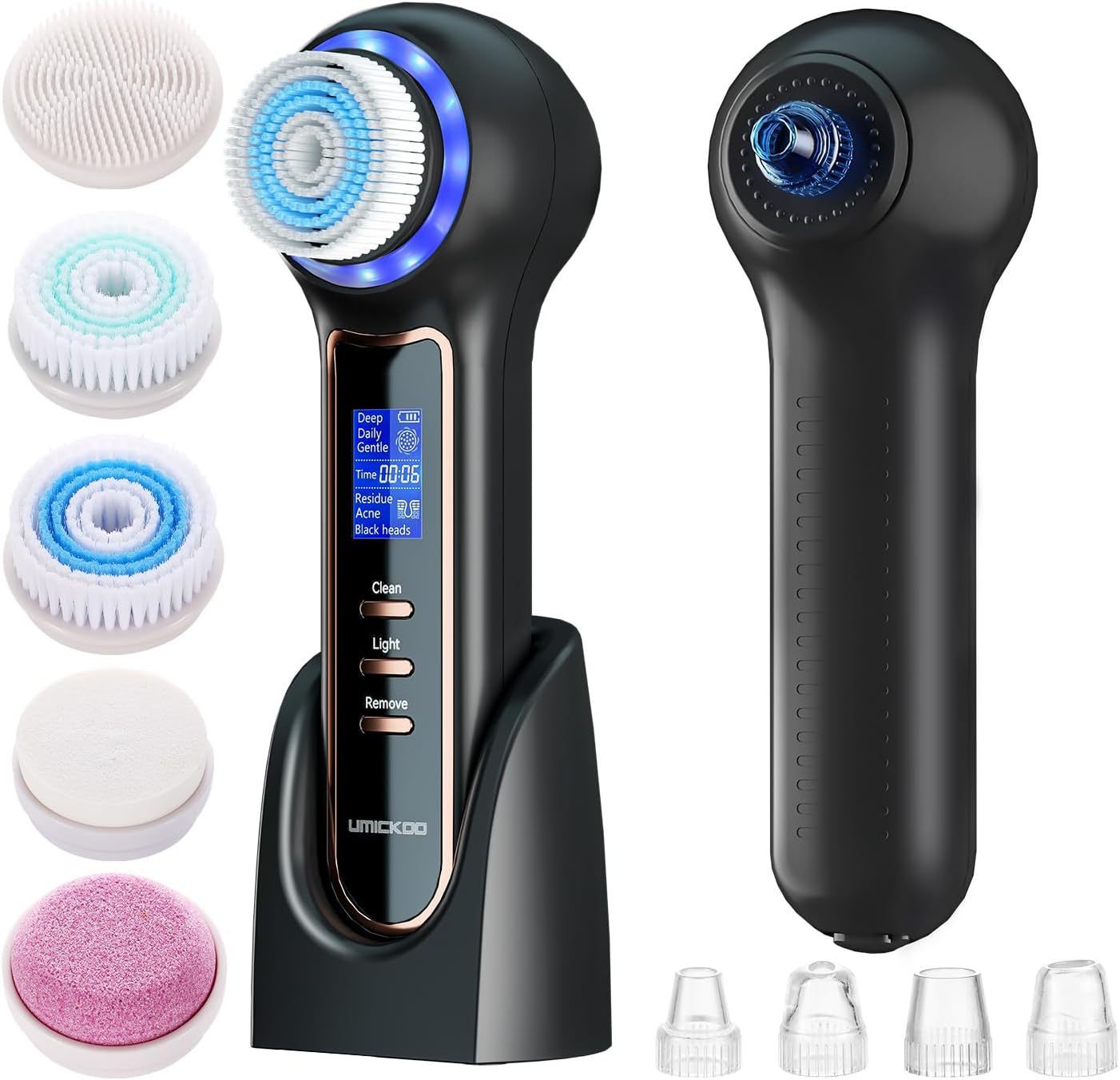Brosse de nettoyage en profondeur du visage multifonction
