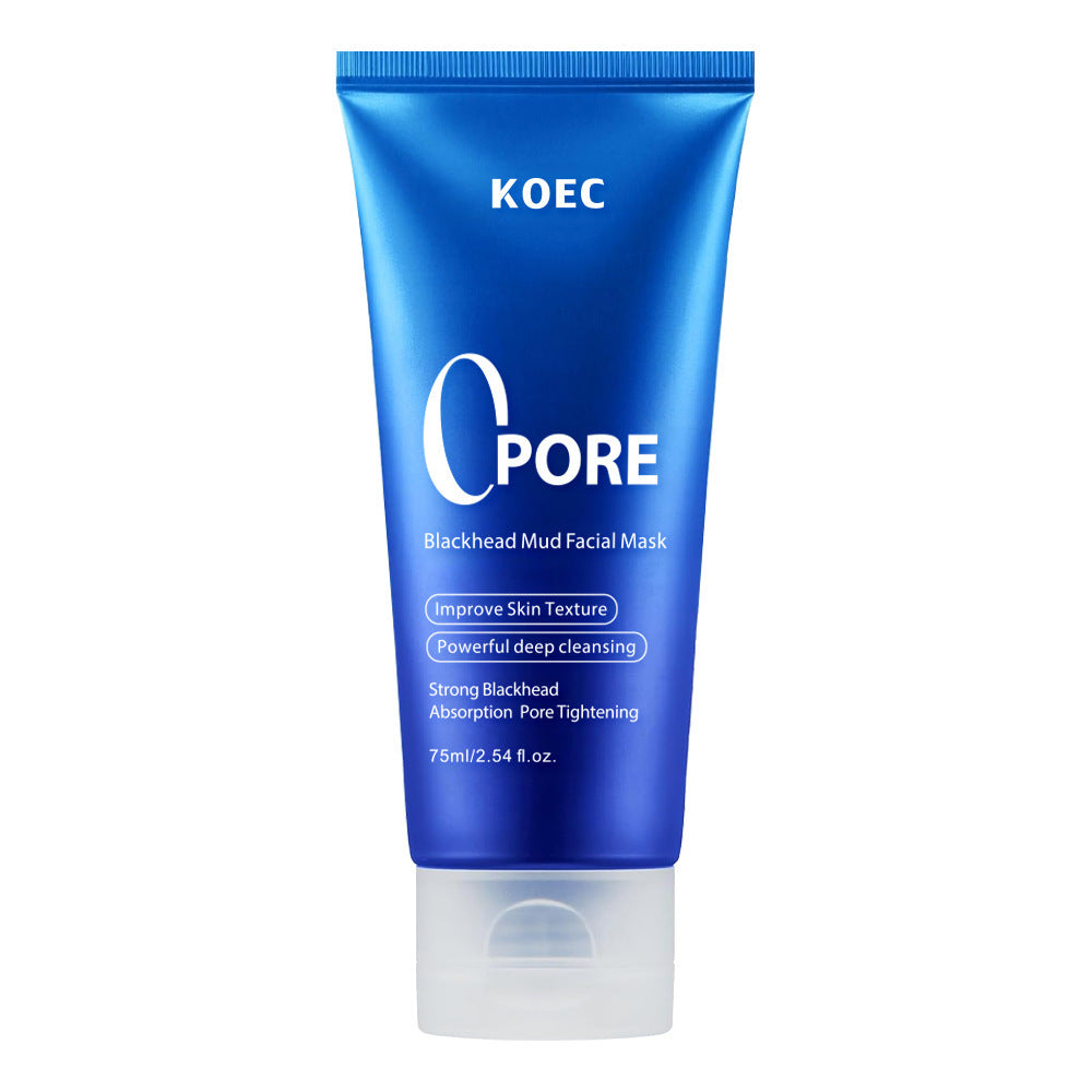 Masque facial purifiant pour pores et élimination des points noirs avec pinceau