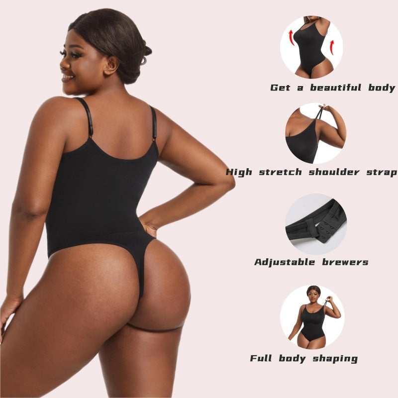 Body Sculptant avec String - avec ou sans bretelles confortable et discret