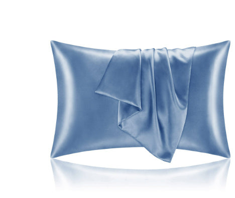 Taie d'oreiller en satin de soie unie