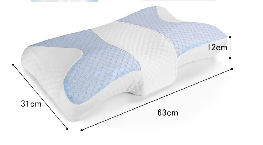 Oreiller ergonomique en mousse à mémoire de forme – Confort ultime et soutien cervical