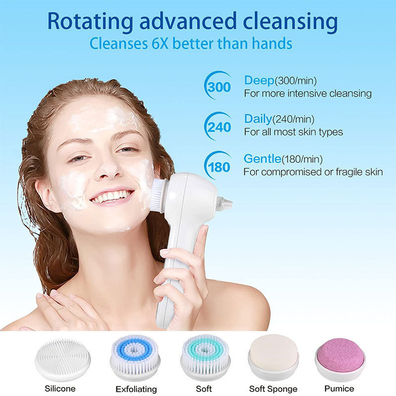 Brosse de nettoyage en profondeur du visage multifonction