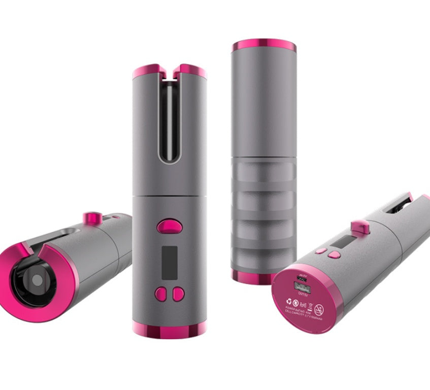 Fer à Boucler USB Sans Fil Multifonction avec Chargeur