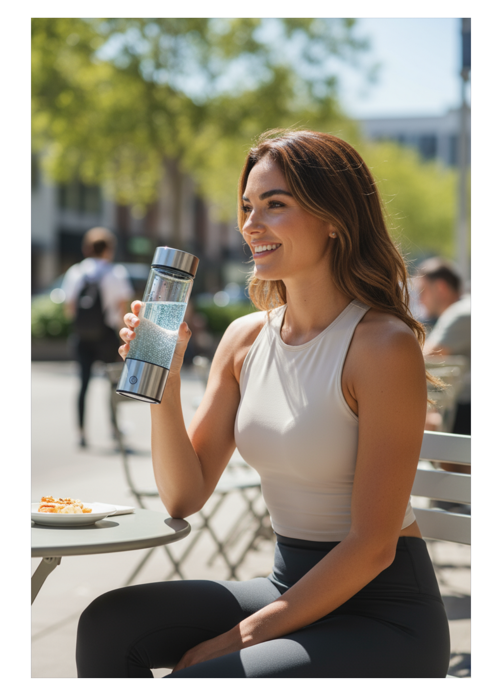 Bouteille d’eau hydrogénée intelligente