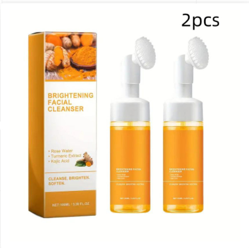 Gamme exfoliante au curcuma anti-taches, anti acné, anti impuretés (Tampons, mousse et savons)