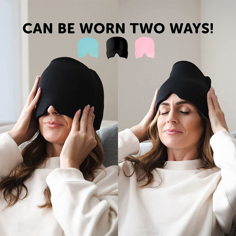 Bonnet Thérapie Froid & Chaud – Soulagement Migraine et Maux de Tête