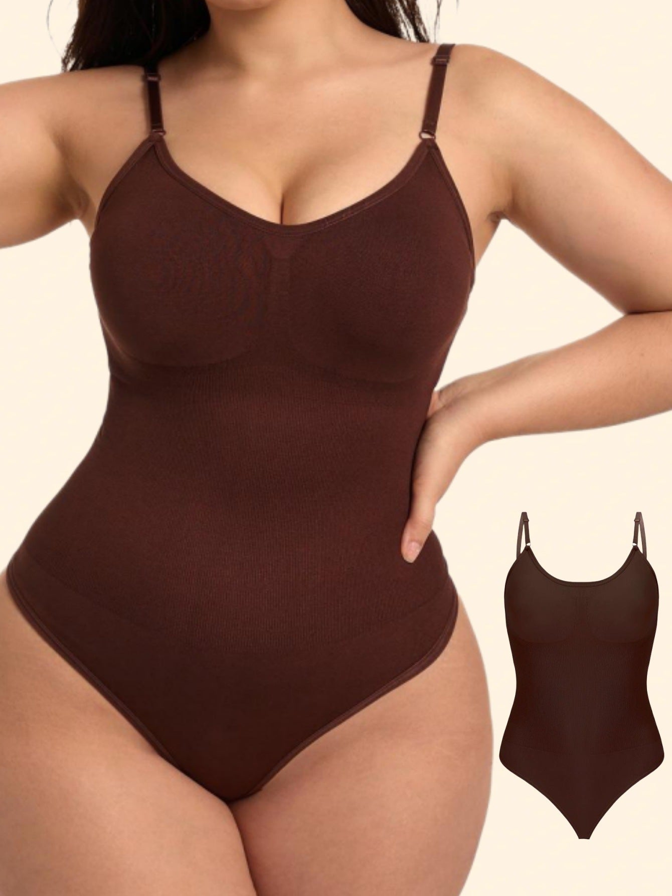 Body Sculptant avec String - avec ou sans bretelles confortable et discret