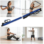 Barre de Fitness 5 en 1 / Multifonction : Yoga, Pilates, Renforcement des Bras et de la Poitrine, Barre d’Extension de Résistance