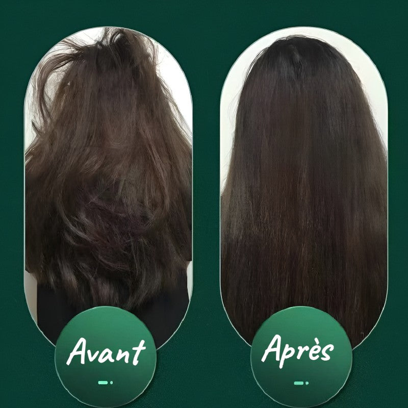 New 2 In 1 Hair Straightener Hot Comb Negative Ion Curling Tong Dual-purpose Electric Hair Brush