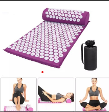 Tapis de yoga d’acupression 3 en 1 -Relaxation et de massage