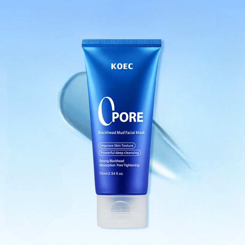 Masque facial purifiant pour pores et élimination des points noirs avec pinceau