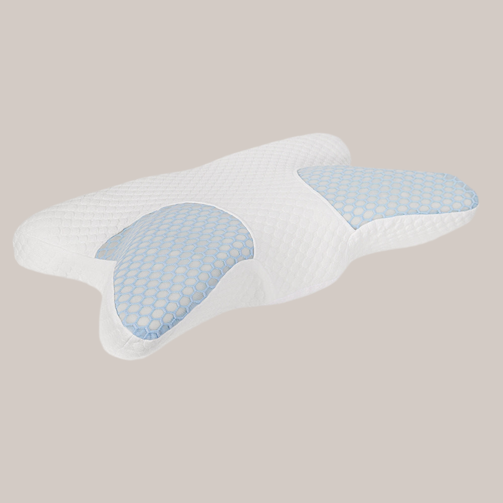 Oreiller ergonomique en mousse à mémoire de forme – Confort ultime et soutien cervical