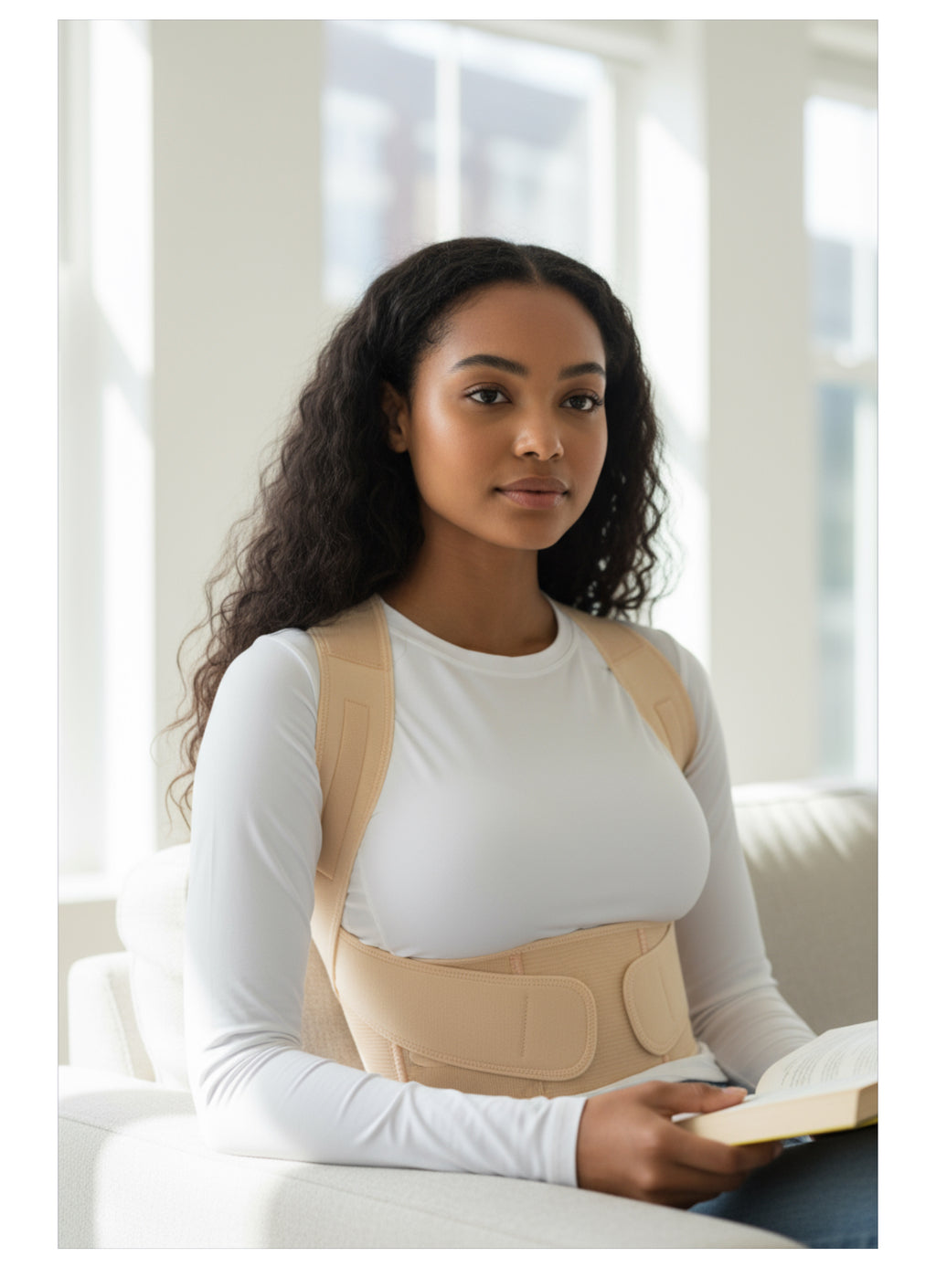 Correcteur de Posture Intelligent – Redresse-Dos Ergonomique pour Soulager Douleurs Cervicales et Mal de Dos