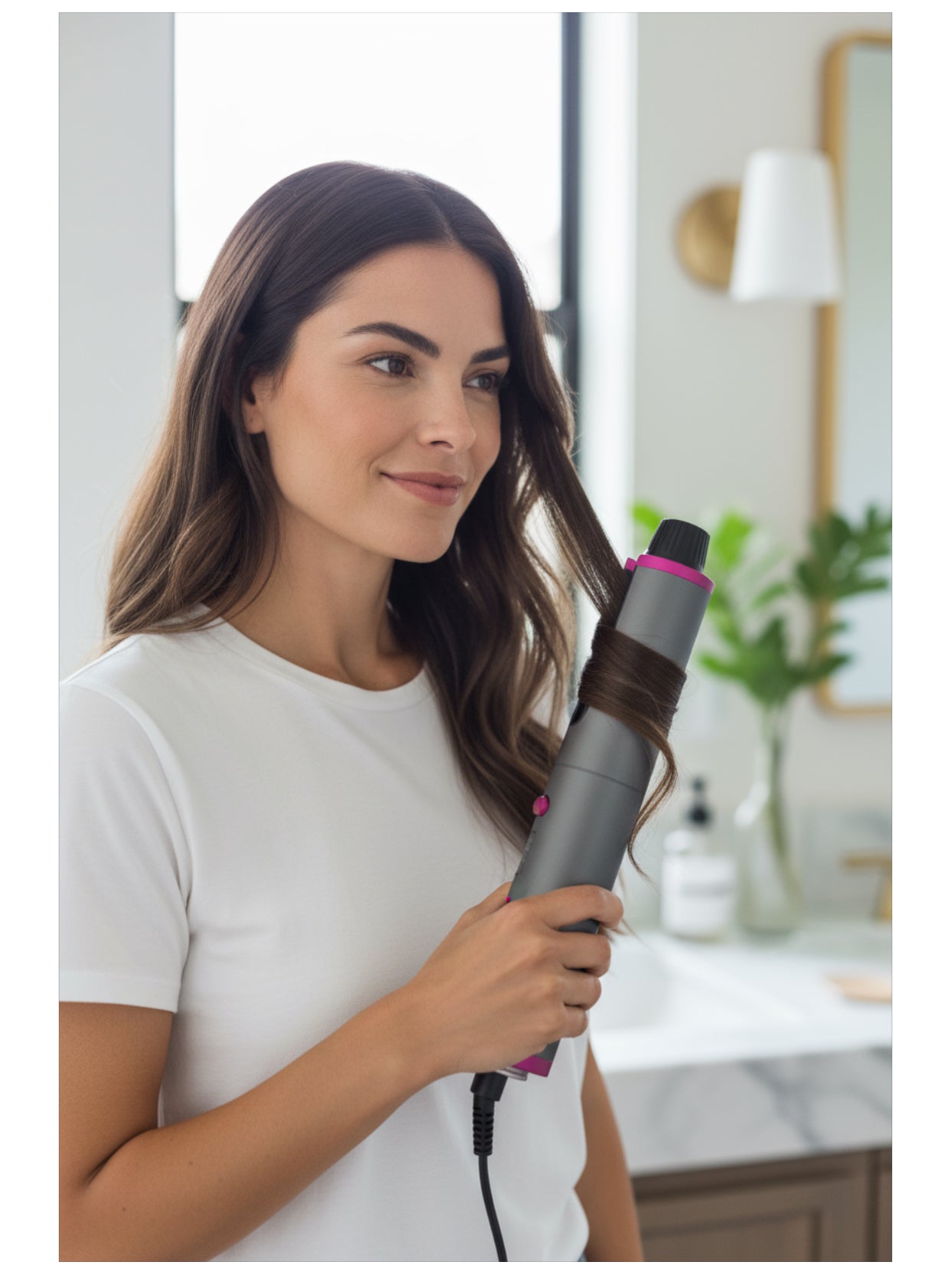 Fer à Boucler USB Sans Fil Multifonction avec Chargeur