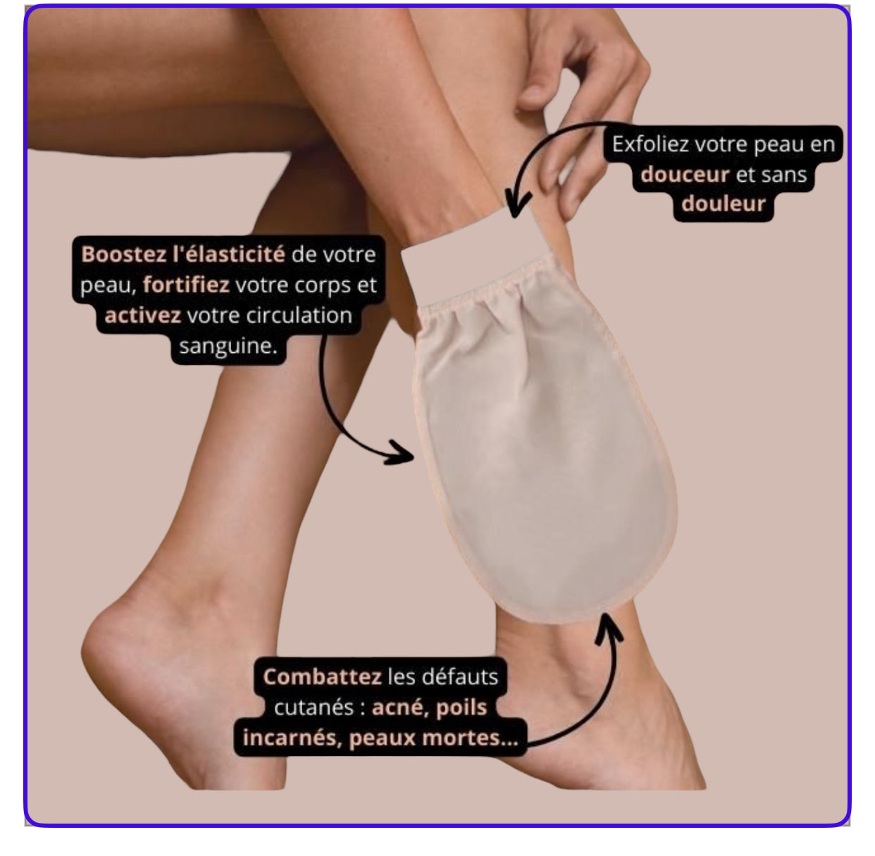 Gant Exfoliant Doux et Naturel