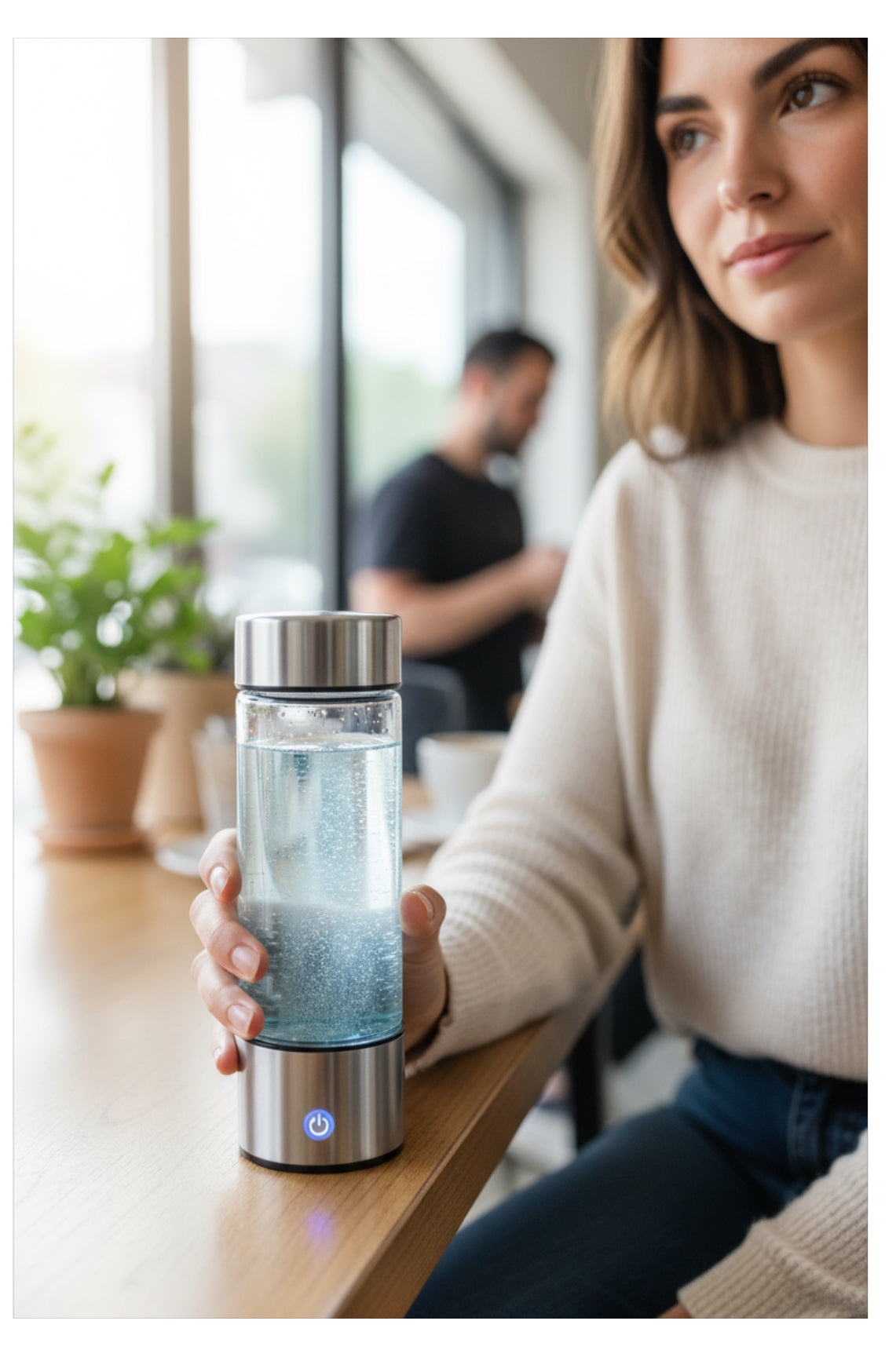 Bouteille d’eau hydrogénée intelligente