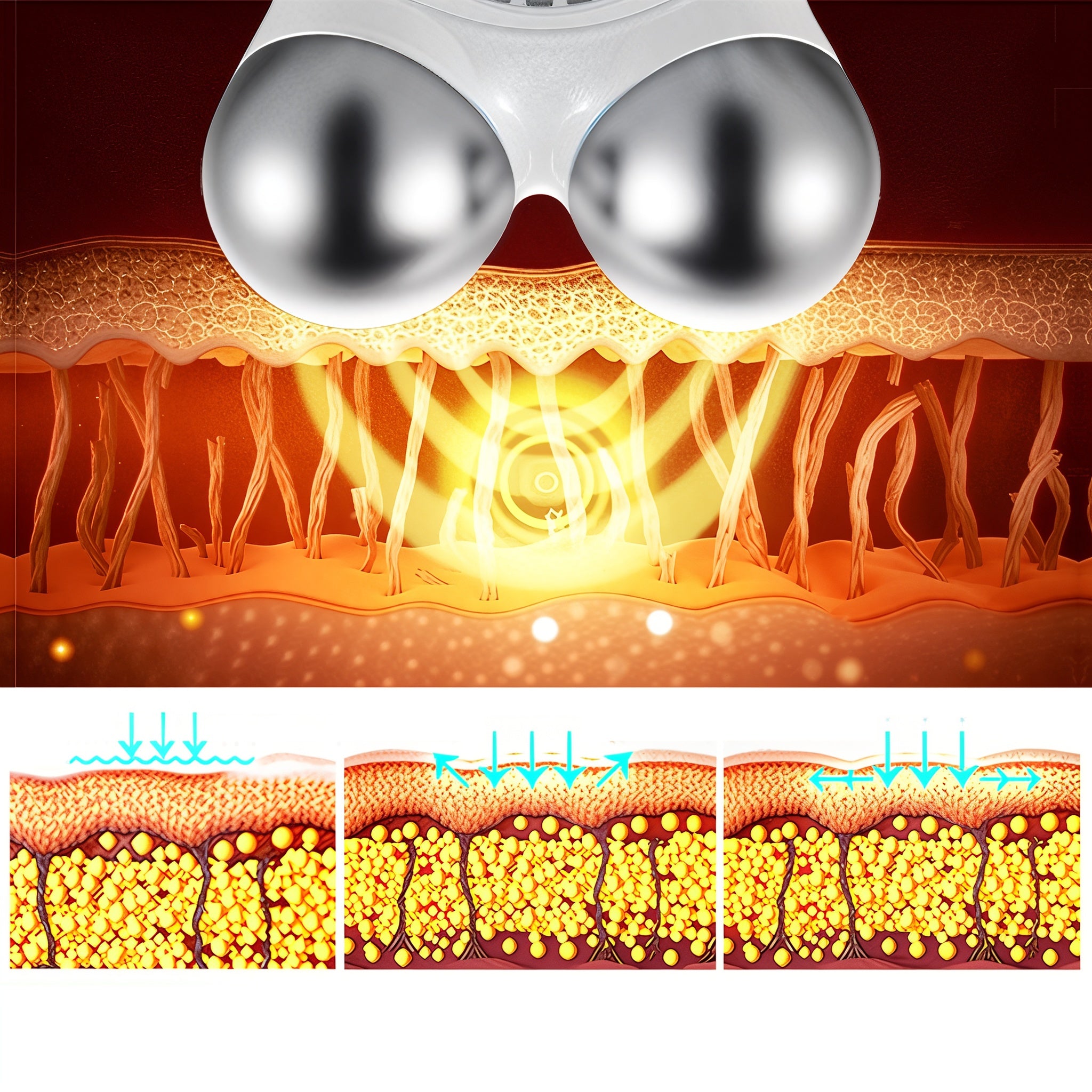 Appareil de Beauté Visage à Micro-Courant Électrique EMS