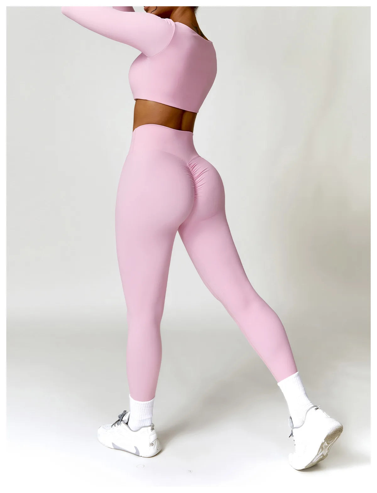 Ensemble Pilates/fitness stretch (2 Pièces)