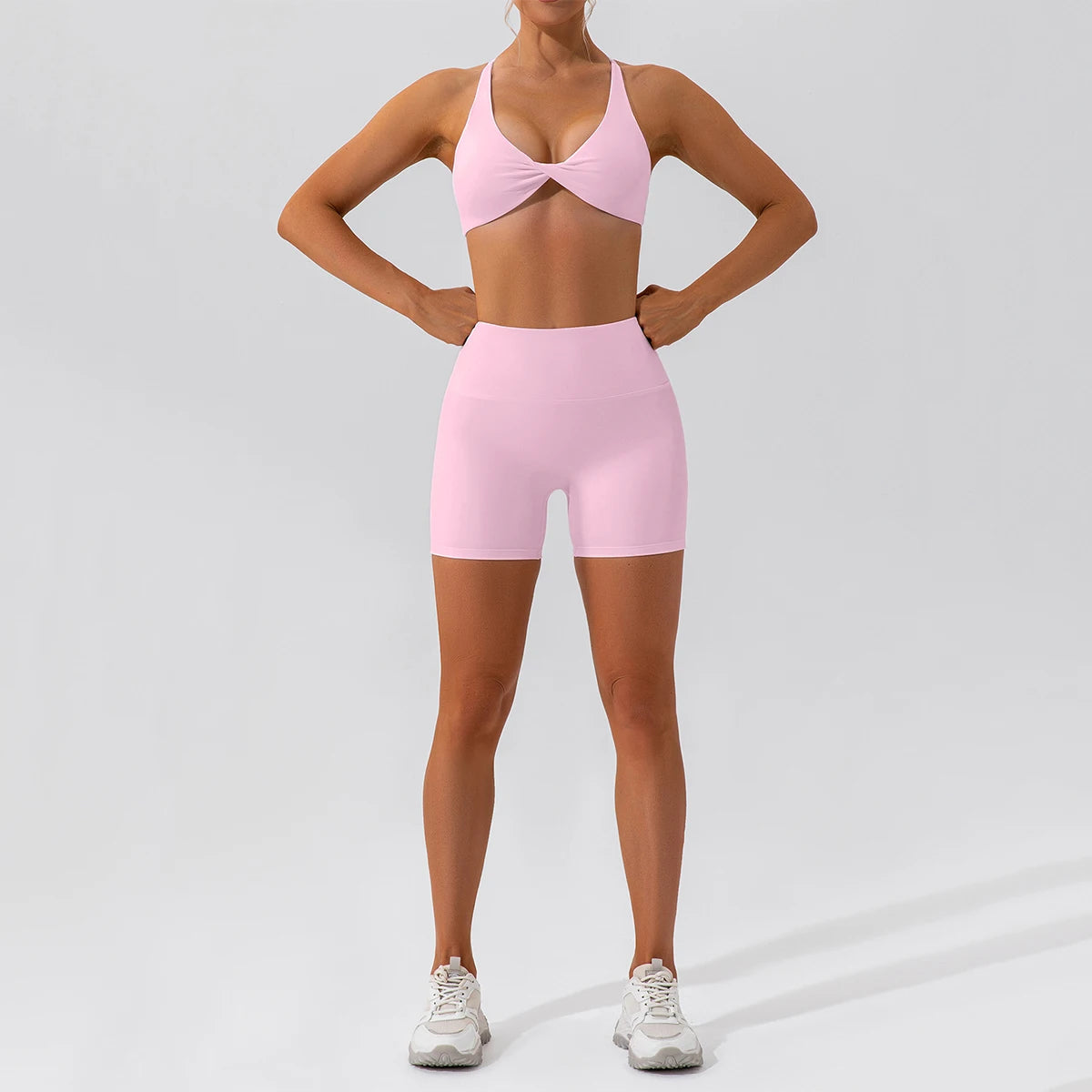 Ensemble Pilates/fitness stretch (2 Pièces)