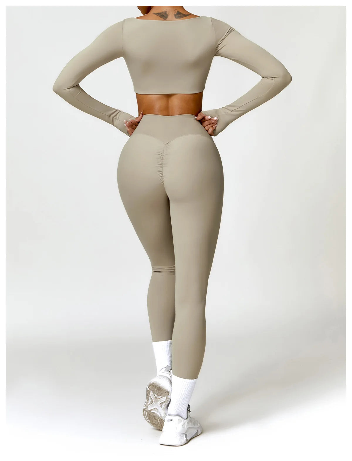 Ensemble Pilates/fitness stretch (2 Pièces)