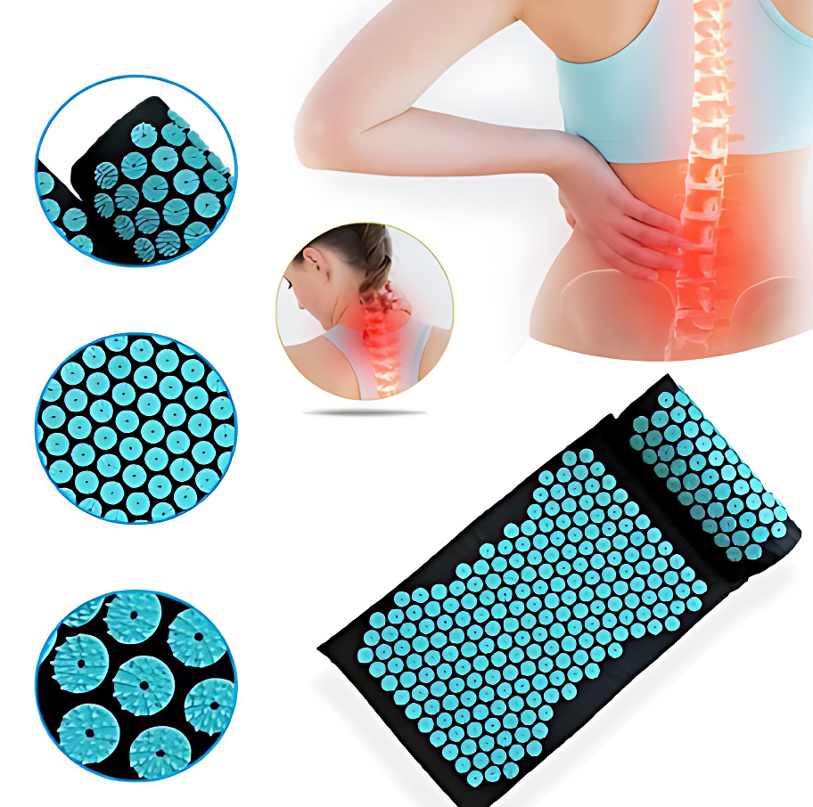 Tapis de yoga d’acupression 3 en 1 -Relaxation et de massage