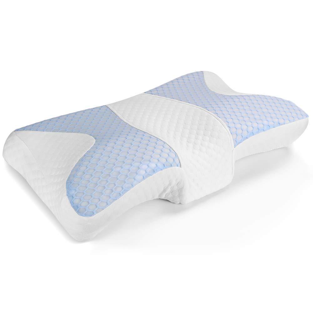 Oreiller ergonomique en mousse à mémoire de forme – Confort ultime et soutien cervical
